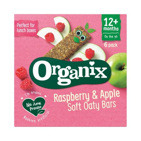 Organix Raspberry & Apple Soft Oaty Bars